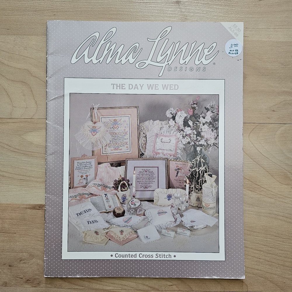 Leaflet Cross Stitch Alma Lynne "The Day We Wed"